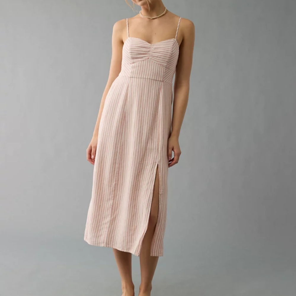 AE Striped Midi Dress